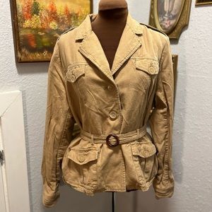 Banana Republic belted lightweight trench style coat